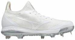 Mizuno Pro Dominant Knit Men’s Spikes – White (320616) -Baseball Uniforms Sales Store 320616 3