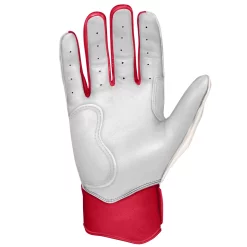 Bruce Bolt – BADER Series Adult Short Cuff Batting Gloves | BADER WHITE -Baseball Uniforms Sales Store Bader WH Short 3