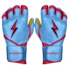 Bruce Bolt – BADER Series Adult Long Cuff Batting Gloves | BABY BLUE -Baseball Uniforms Sales Store Bader long 1