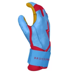 Bruce Bolt – BADER Series Adult Long Cuff Batting Gloves | BABY BLUE -Baseball Uniforms Sales Store Bader long 4