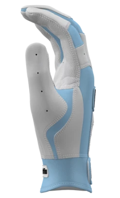 Franklin Custom CFX Pro Batting Gloves – Adult – C. Blue/White -Baseball Uniforms Sales Store C. Blue White 3