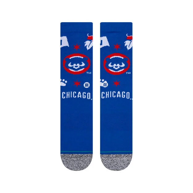 Stance – CHICAGO CUBS LANDMARK CREW SOCKS 4 Stance – CHICAGO CUBS LANDMARK CREW SOCKS - Image 2