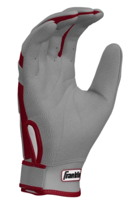 Franklin Custom CFX Pro Batting Gloves – Adult – Grey/Cardinal 10 Franklin Custom CFX Pro Batting Gloves – Adult – Grey/Cardinal -Baseball Uniforms Sales Store Grey Card 4