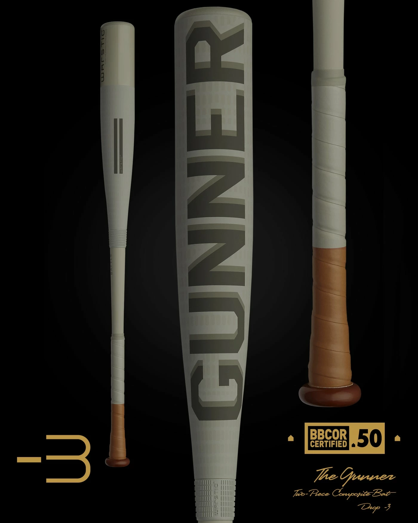 Warstic – 2022 GUNNER BBCOR METAL BASEBALL BAT 3 Warstic – 2022 GUNNER BBCOR METAL BASEBALL BAT