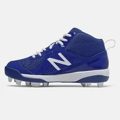 New Balance 3000v5 Youth Molded Cleats – Royal/White (J3000TB5) -Baseball Uniforms Sales Store J3000TB5 3