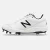 New Balance – White Low-Cut L3000v5 Metal Spikes (L3000SW5) -Baseball Uniforms Sales Store L3000SW5 3