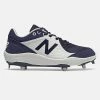 New Balance – Navy/White Low-Cut L3000v5 Metal Spikes (L3000TN5) -Baseball Uniforms Sales Store L3000TN5 1