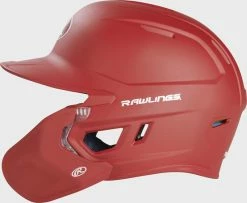 Rawlings MACH Helmet With Adjustable Extension – Right-Handed -Baseball Uniforms Sales Store MA07 Red 3 1