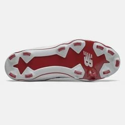 New Balance – Men’s Maroon/White 3000v5 Fresh Foam Molded Cleat (PL3000M5) -Baseball Uniforms Sales Store PL3000M5 4