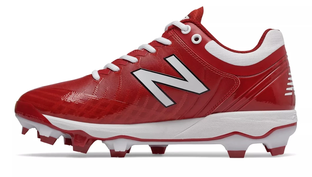 New Balance 4040v5 Adult Molded Cleats – Maroon/White (PL4040M5) 4 New Balance 4040v5 Adult Molded Cleats – Maroon/White (PL4040M5) - Image 2