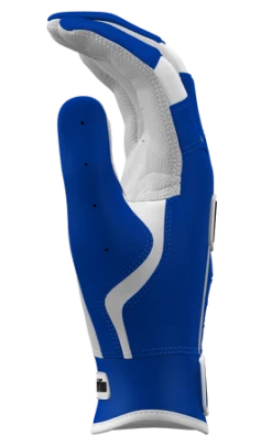 Franklin Custom CFX Pro Batting Gloves – Adult – Royal/White -Baseball Uniforms Sales Store Royal White 3