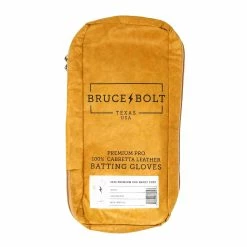 Bruce Bolt – PREMIUM PRO Adult Short Cuff Batting Gloves -Baseball Uniforms Sales Store Short Cuff White 2