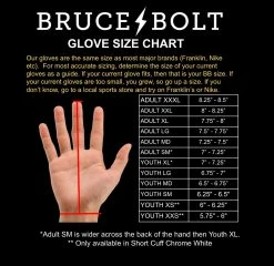 Bruce Bolt – BADER Series Youth Long Cuff Batting Gloves | BABY BLUE -Baseball Uniforms Sales Store Size Chart 3 1