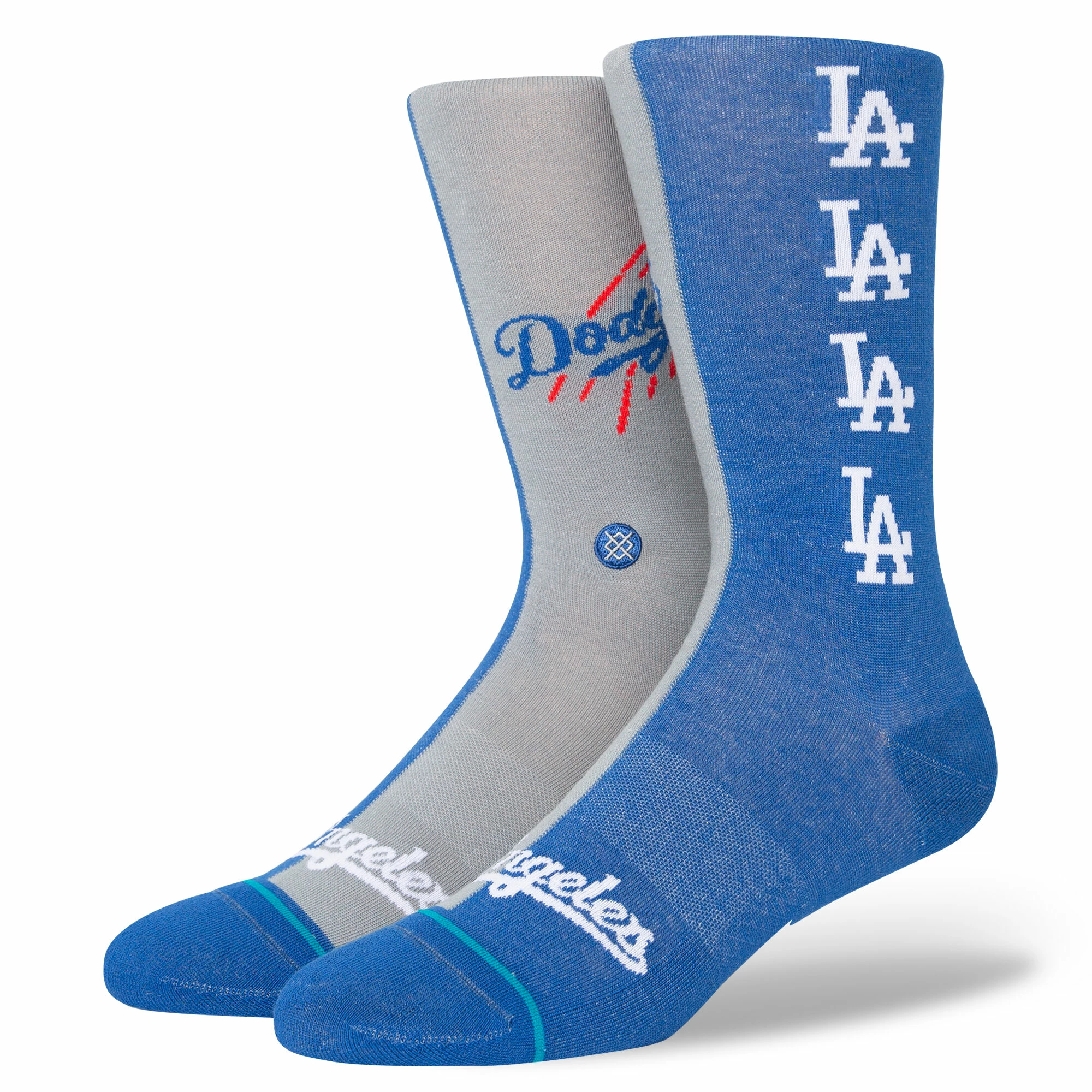 Stance – LOS ANGELES DODGERS SPLIT CREW SOCKS 3 Stance – LOS ANGELES DODGERS SPLIT CREW SOCKS