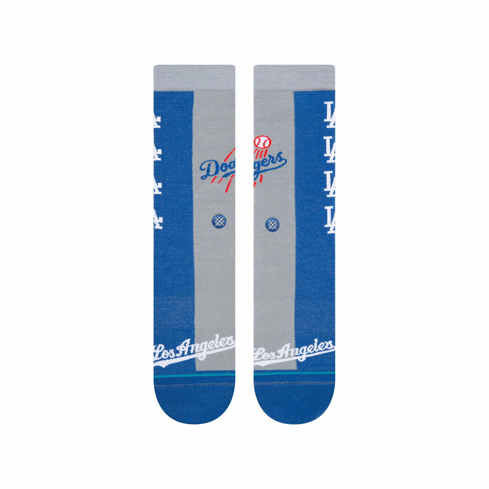 Stance – LOS ANGELES DODGERS SPLIT CREW SOCKS 4 Stance – LOS ANGELES DODGERS SPLIT CREW SOCKS - Image 2
