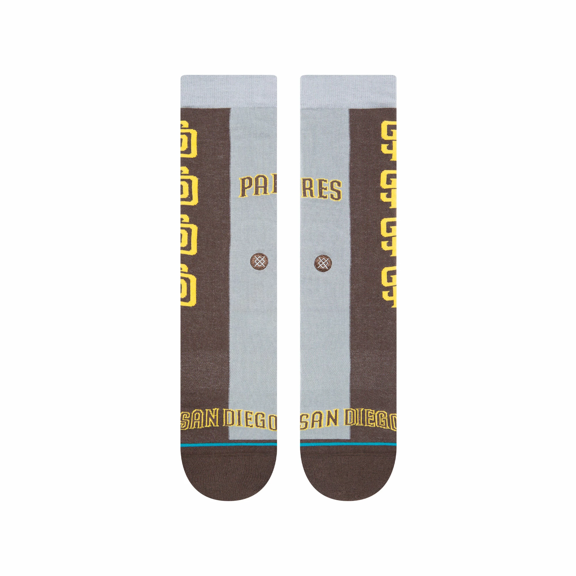 Stance – SAN DIEGO PADRES SPLIT CREW SOCKS 4 Stance – SAN DIEGO PADRES SPLIT CREW SOCKS - Image 2