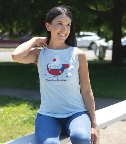 Baseballism Sundae Funday – Women’s Tank -Baseball Uniforms Sales Store SundaeFundayTank 3
