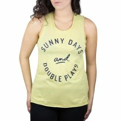 Baseballism Sunny Days And Double Plays (Yellow) – Aya Tank