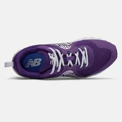 New Balance – Men’s White/Purple 3000v5 Fresh Foam Men’s Turf (T3000WP5) -Baseball Uniforms Sales Store T3000WP5 2