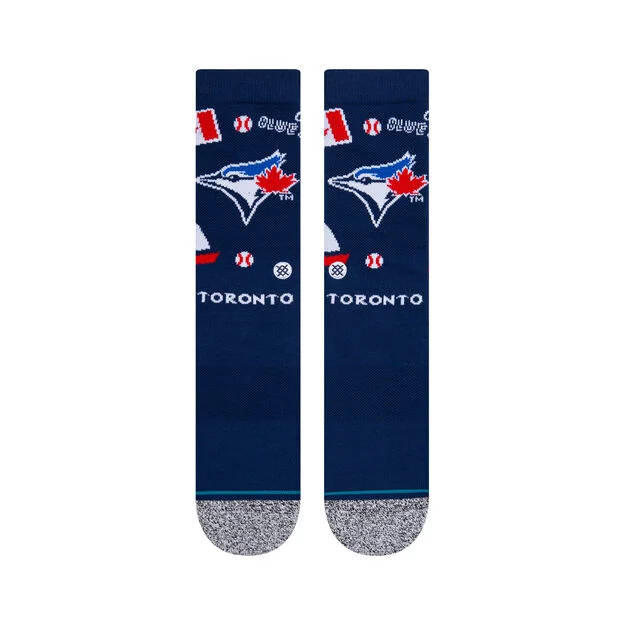 Stance β TORONTO BLUE JAYS LANDMARK CREW SOCKS 4 Stance β TORONTO BLUE JAYS LANDMARK CREW SOCKS - Image 2