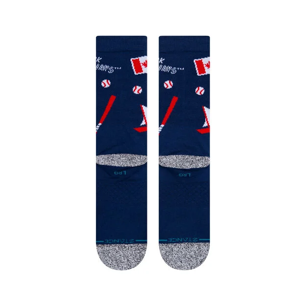 Stance β TORONTO BLUE JAYS LANDMARK CREW SOCKS 5 Stance β TORONTO BLUE JAYS LANDMARK CREW SOCKS - Image 3