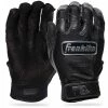 Franklin CFX Pro Chrome Batting Gloves – Adult – Black -Baseball Uniforms Sales Store cfx pro Black 1