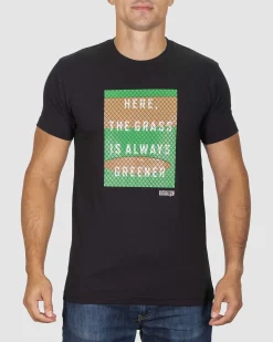 Baseballism Grass Is Greener Men’s T-Shirt