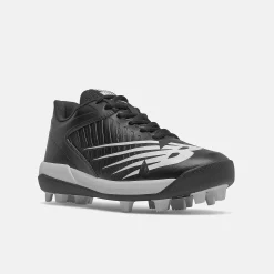 New Balance 4040 V6 Rubber Molded – Black/White (J4040BK6) -Baseball Uniforms Sales Store j4040bk6 2