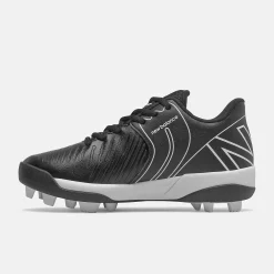 New Balance 4040 V6 Rubber Molded – Black/White (J4040BK6) -Baseball Uniforms Sales Store j4040bk6 3