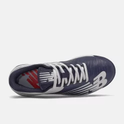 New Balance 4040 V6 Rubber Molded – Navy/White (J4040TN6) -Baseball Uniforms Sales Store j4040tn6 4