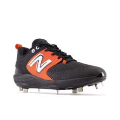 New Balance Black/Orange L3000v6 Metal Spikes -Baseball Uniforms Sales Store l3000bo6 2