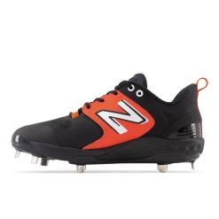 New Balance Black/Orange L3000v6 Metal Spikes -Baseball Uniforms Sales Store l3000bo6 3