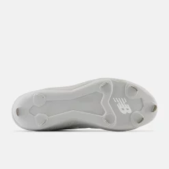 New Balance Grey/White L3000v6 Metal Spikes -Baseball Uniforms Sales Store l3000tg6 5