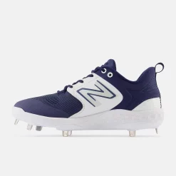 New Balance Navy/White L3000v6 Metal Spikes -Baseball Uniforms Sales Store l3000tn6 3
