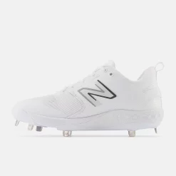 New Balance White L3000v6 Metal Spikes 9 New Balance White L3000v6 Metal Spikes -Baseball Uniforms Sales Store l3000tw6 3
