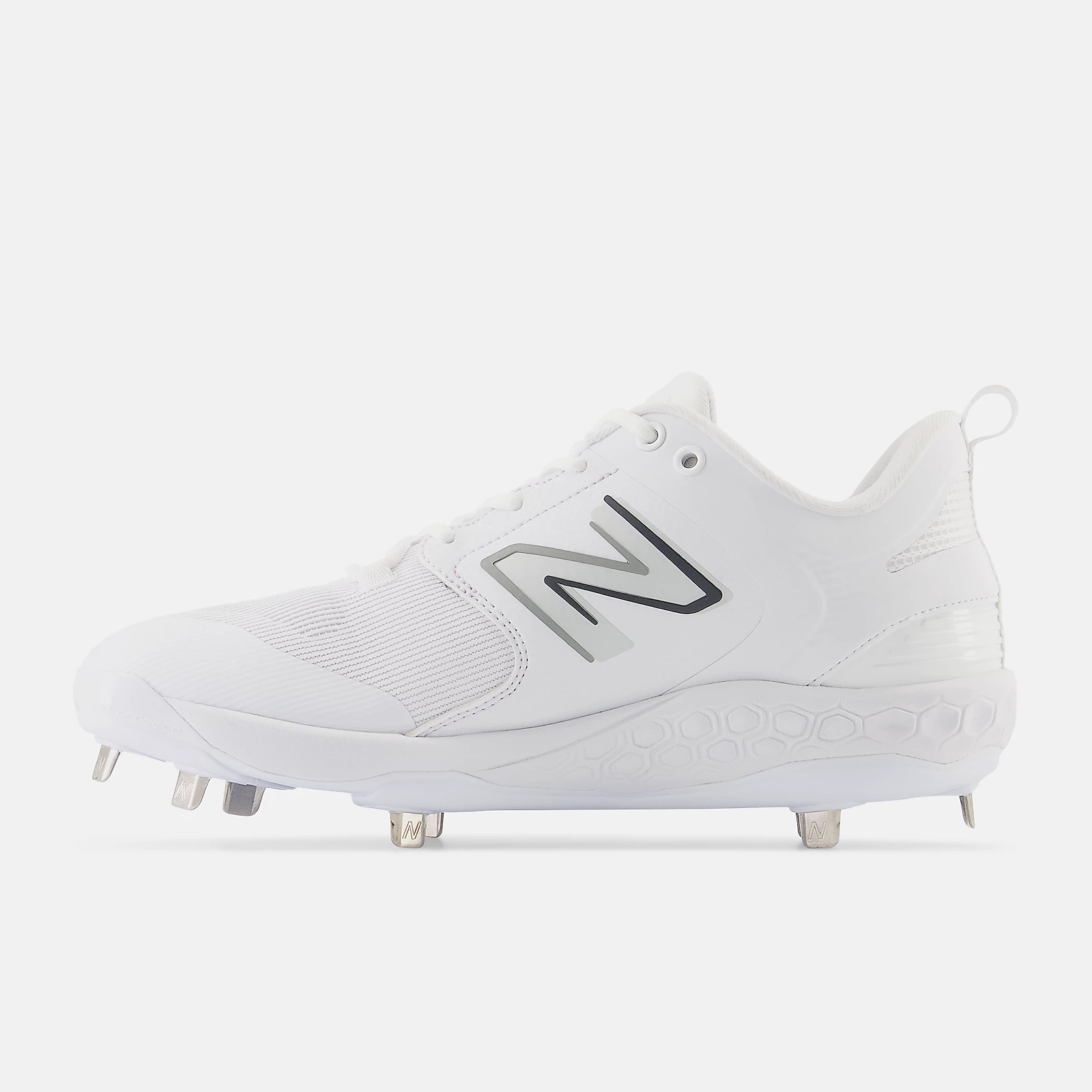 New Balance White L3000v6 Metal Spikes 5 New Balance White L3000v6 Metal Spikes - Image 3