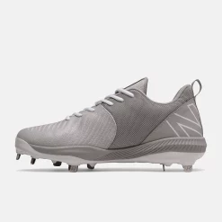 New Balance – Grey/White FuelCell 4040v6 Metal Spikes (L4040TG6) -Baseball Uniforms Sales Store l4040tg6 3