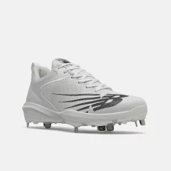 New Balance – White/Black FuelCell 4040v6 Metal Spikes (L4040TW6) -Baseball Uniforms Sales Store l4040tw6 4