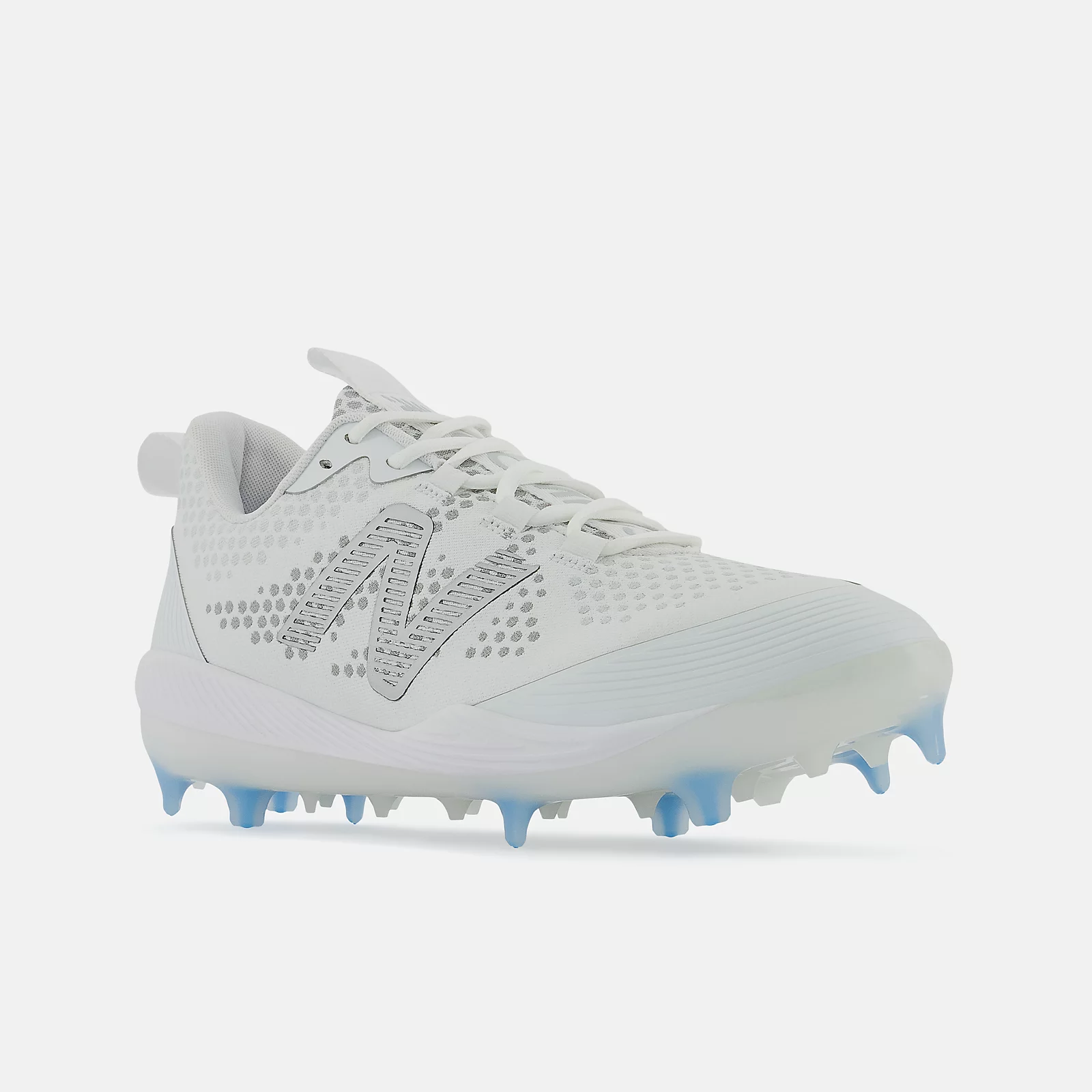 New Balance LCOMPv3 – White Hybrid Cleats 4 New Balance LCOMPv3 – White Hybrid Cleats - Image 2