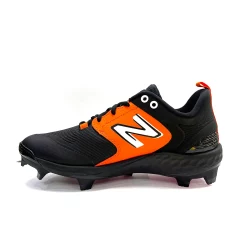 New Balance Black/Orange PL3000v6 Molded Cleats -Baseball Uniforms Sales Store pl3000O6 3