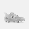 New Balance Grey PL3000v6 Molded Cleats -Baseball Uniforms Sales Store pl3000g6 1