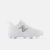 New Balance White PL3000v6 Molded Cleats -Baseball Uniforms Sales Store pl3000w6 1 1