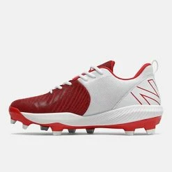 New Balance – Red/White FuelCell 4040v6 Molded Cleats (PL4040R6) -Baseball Uniforms Sales Store pl4040r6 3