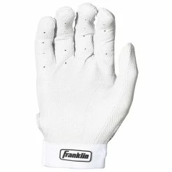 Franklin Pro Classic Batting Gloves – Adult – White -Baseball Uniforms Sales Store pro classic White 2