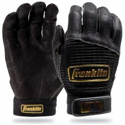 Franklin Pro Classic Batting Gloves – Adult – Black/Gold
