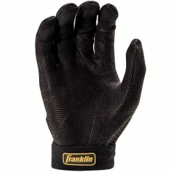 Franklin Pro Classic Batting Gloves – Adult – Black/Gold -Baseball Uniforms Sales Store pro classic black 2