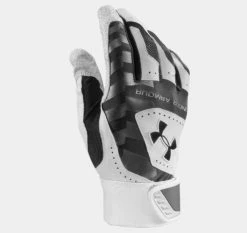 Under Armour Adult Yard Batting Gloves – Black/White