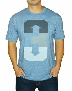 Baseballism 3 Up 3 Down Blue T-Shirt (Men’s)