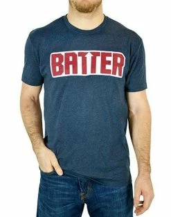 Baseballism Batter Up Navy T-Shirt (Men’s)