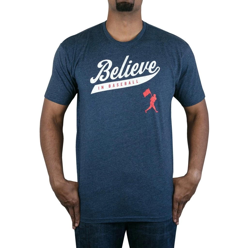Baseballism – Believe In Baseball Navy T-Shirt (Men’s) 3 Baseballism – Believe In Baseball Navy T-Shirt (Men’s)